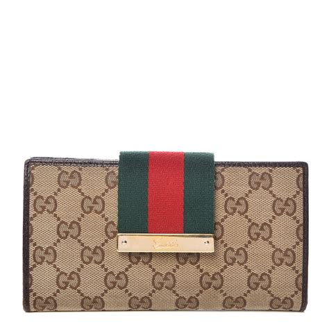 brown gucci wallet women's|black Gucci wallet women.